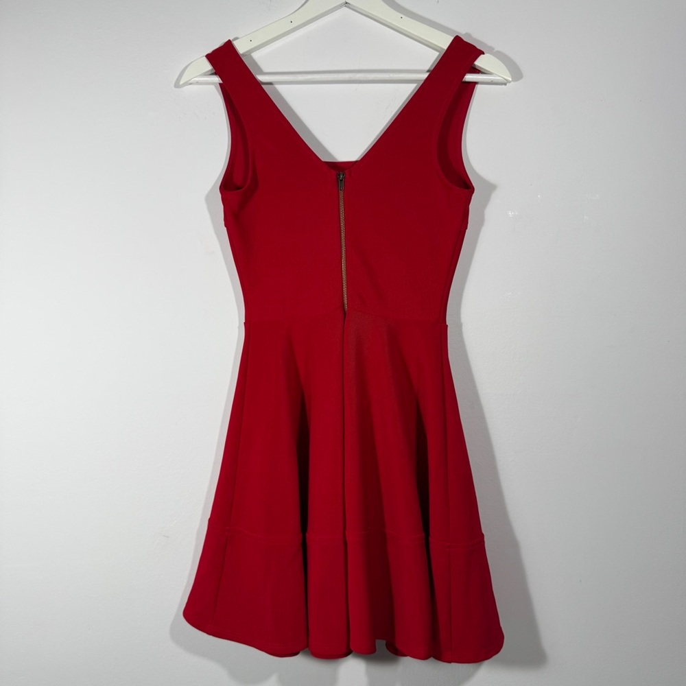 Lulus‎ Red Fit and Flare Sleeveless Dress XS - Picture 4 of 9